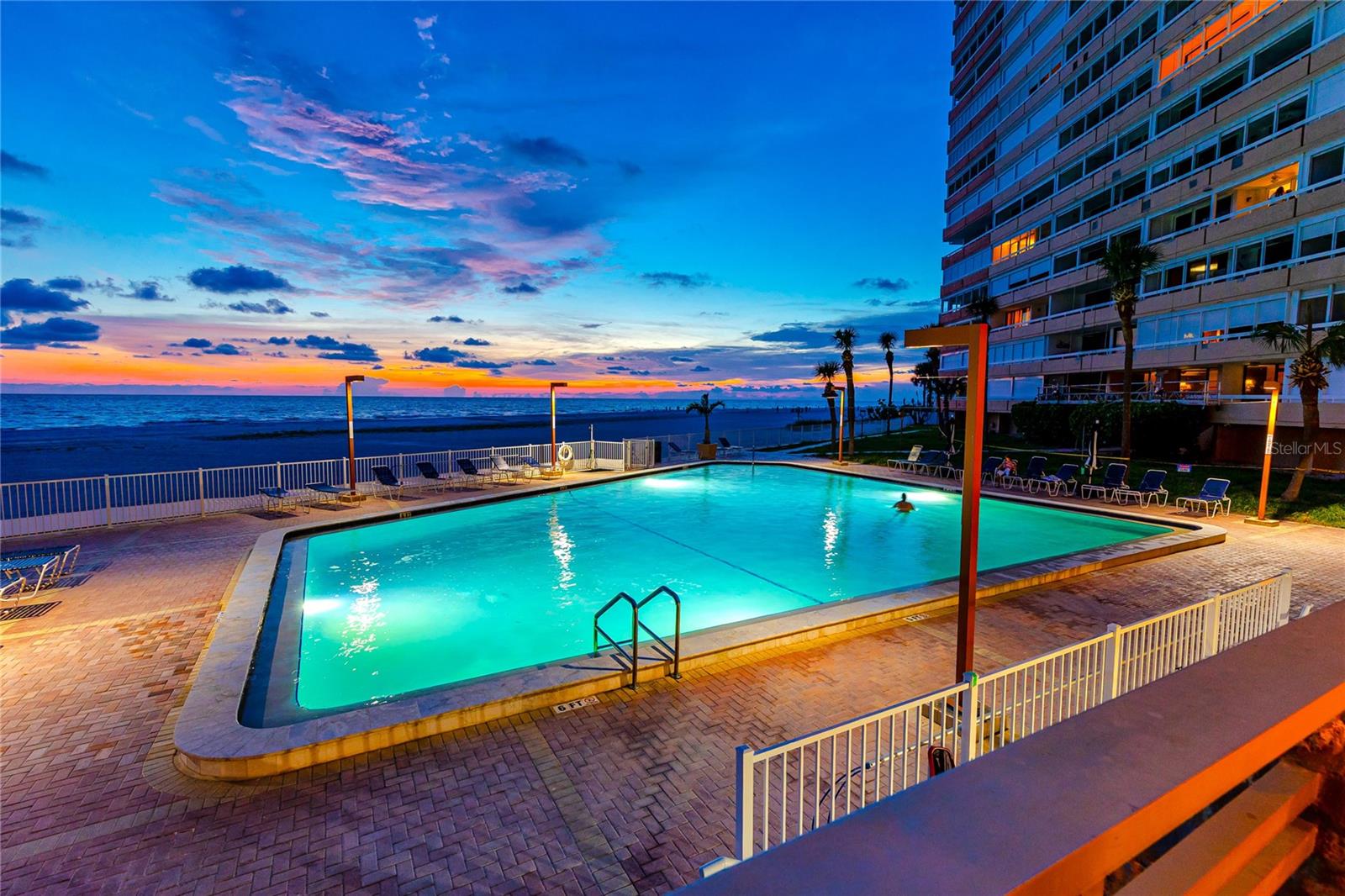 Pool at 17940 Gulf Blvd, #17C, Redington Shores, FL 33708