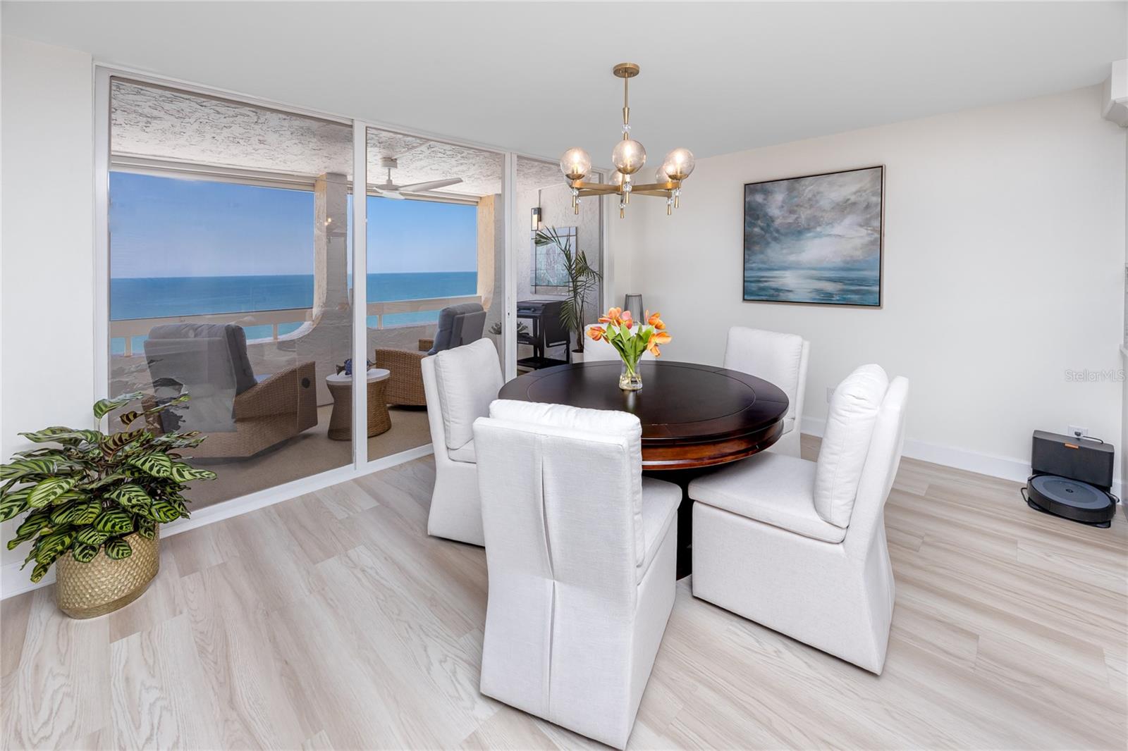 Dining Room at 17940 Gulf Blvd, #17C, Redington Shores, FL 33708