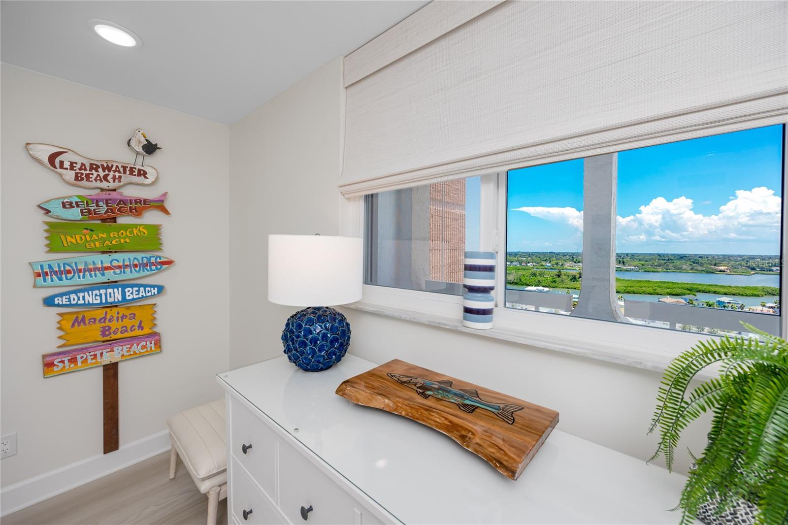 Second Bedroom with intercoastal view at 17940 Gulf Blvd, #17C, Redington Shores, FL 33708
