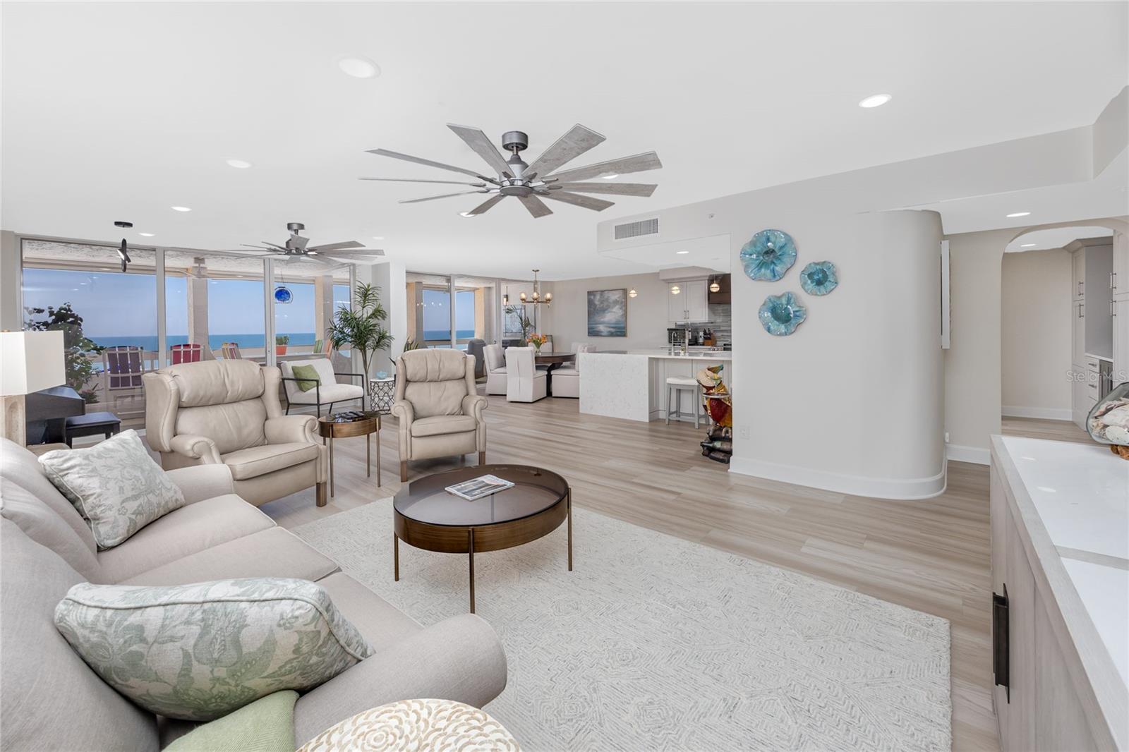 Living Room at 17940 Gulf Blvd, #17C, Redington Shores, FL 33708