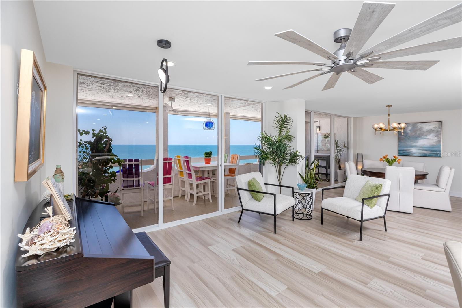 Living Room at 17940 Gulf Blvd, #17C, Redington Shores, FL 33708