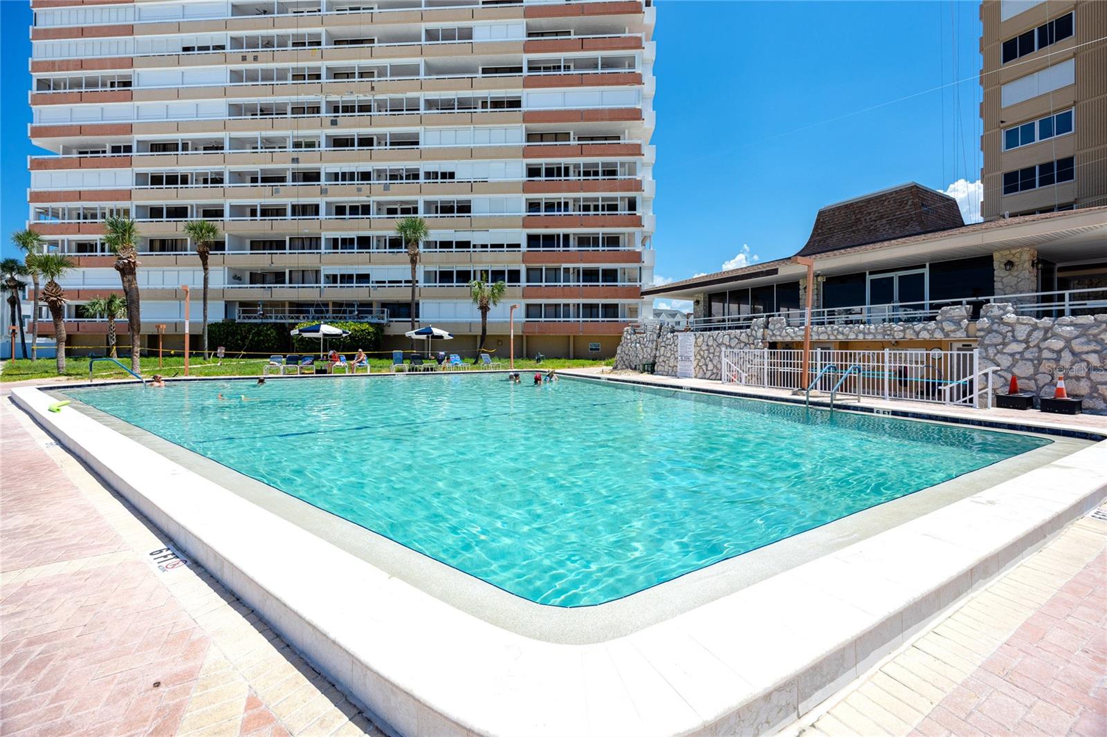 Community pool at 17940 Gulf Blvd, #17C, Redington Shores, FL 33708