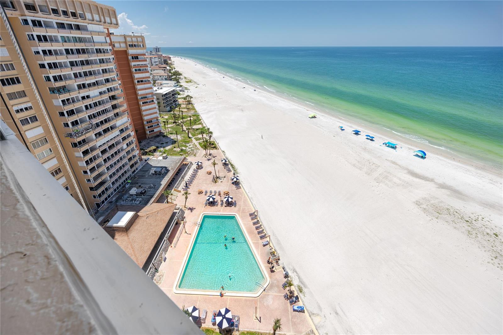 View from Balcony at 17940 Gulf Blvd, #17C, Redington Shores, FL 33708