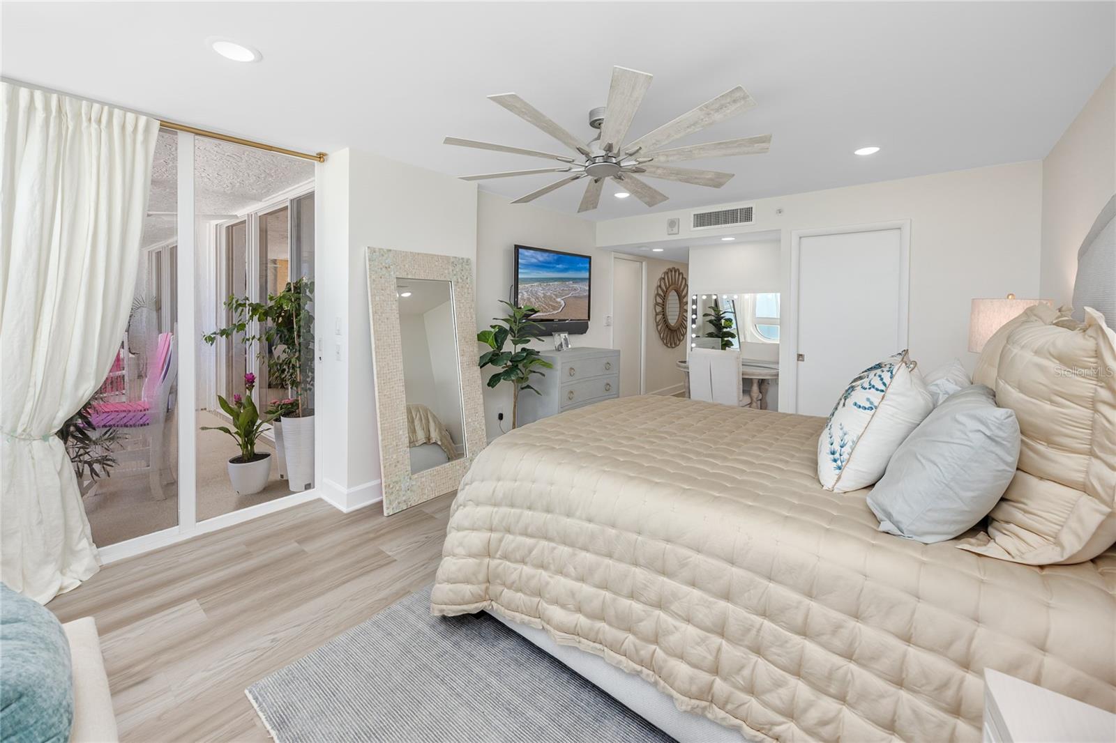 Primary Bedroom at 17940 Gulf Blvd, #17C, Redington Shores, FL 33708
