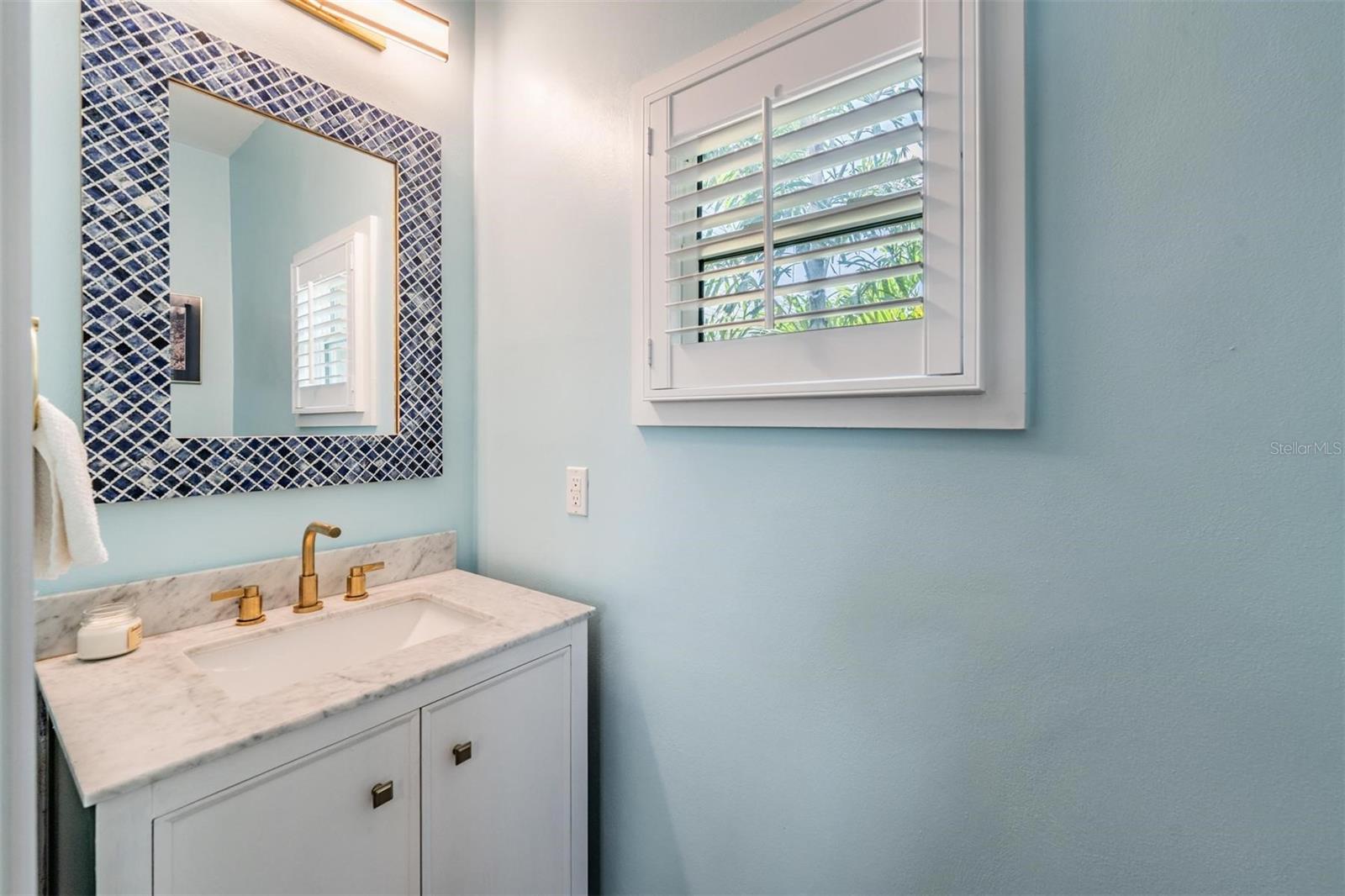Half bath in Family room