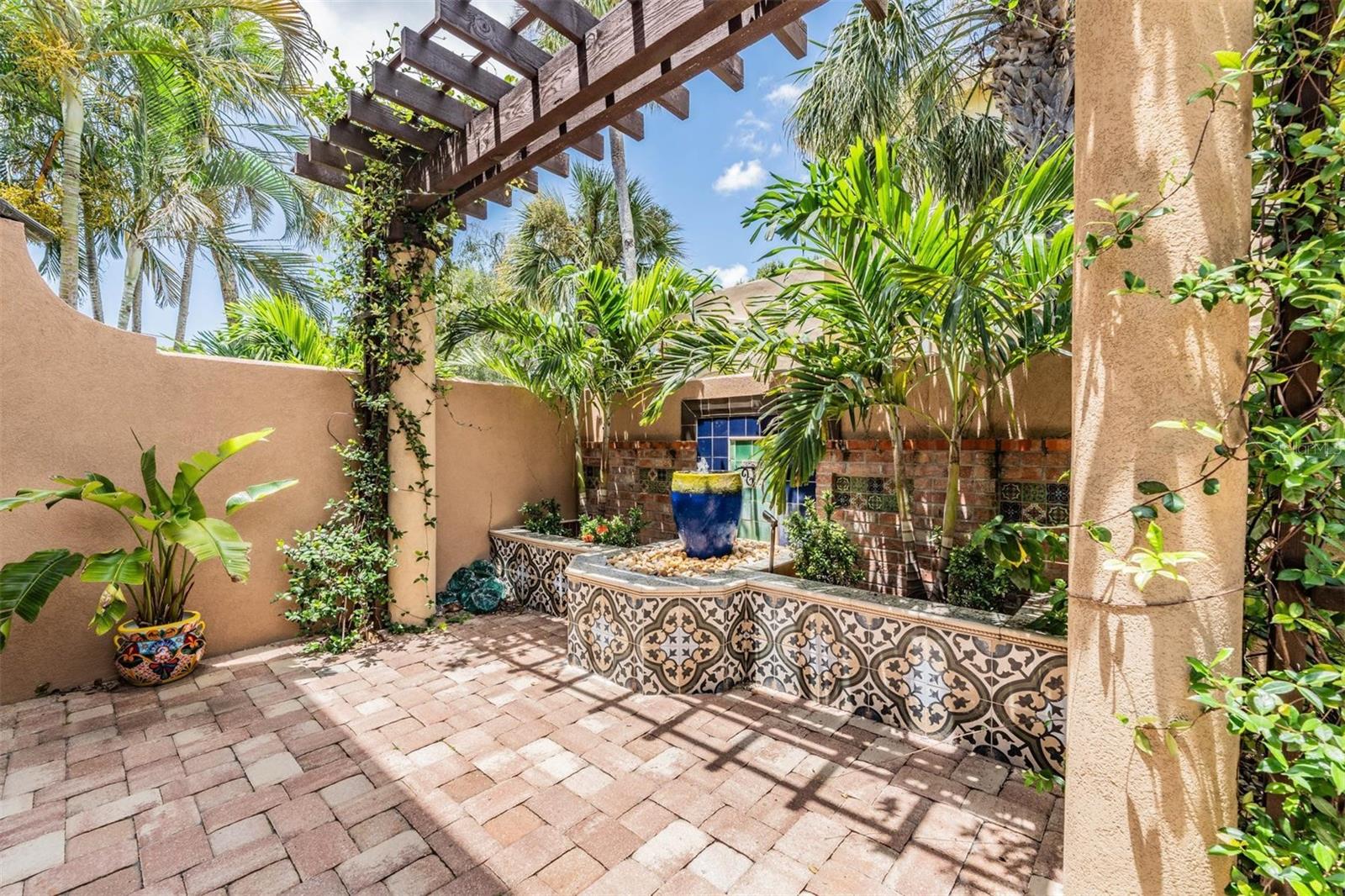 Serene courtyard