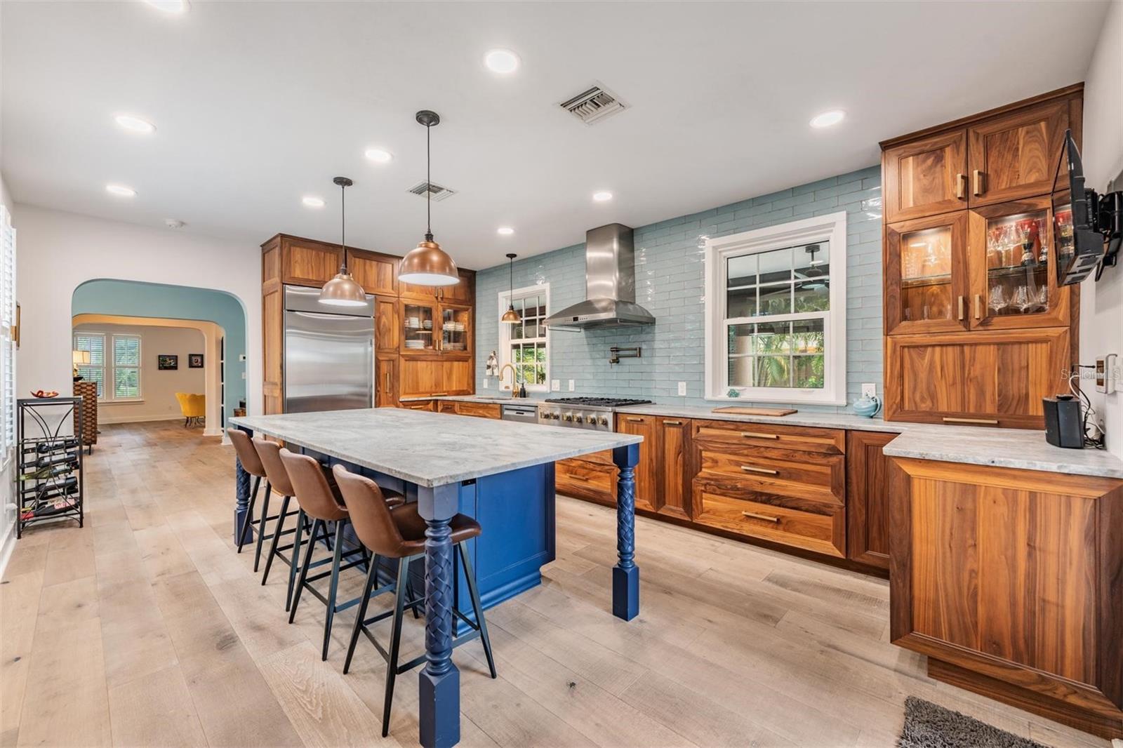 Built-in Pantry and storage hidden cabinets