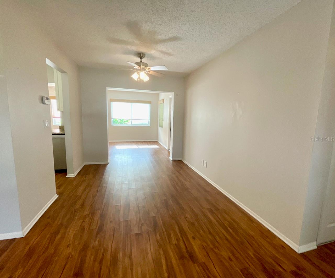 Living room to dining room