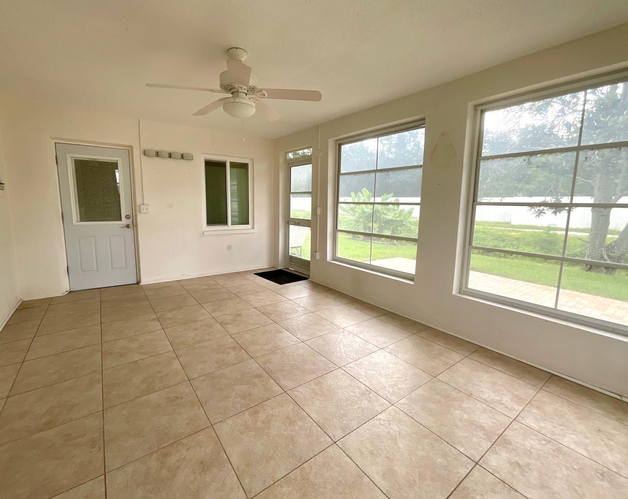 Lanai view towards family room