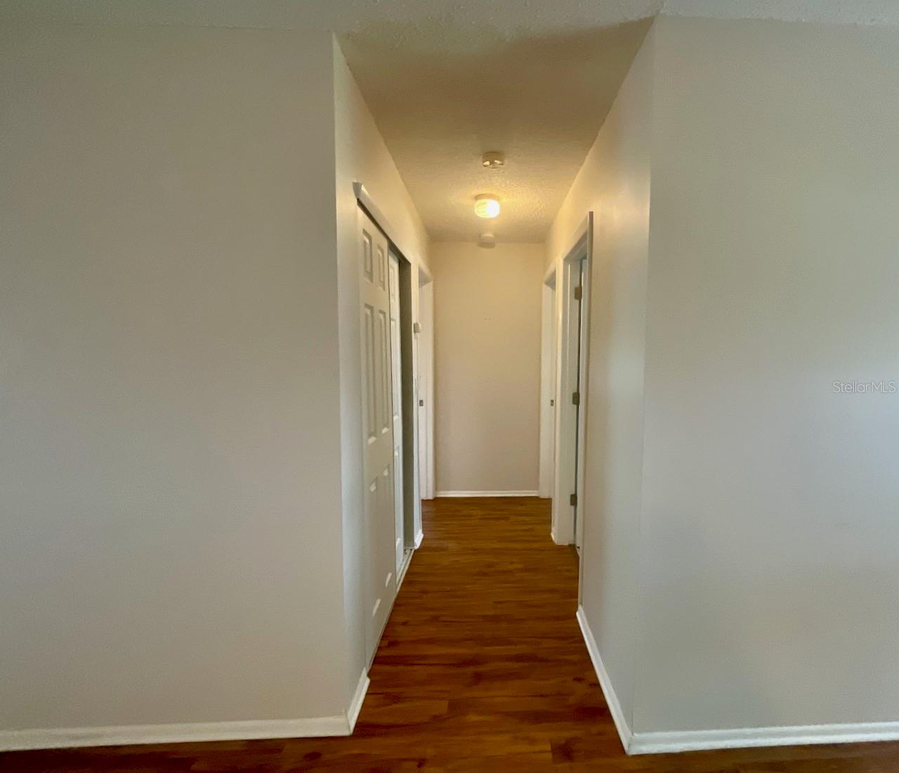 Hall off living room to bedrooms