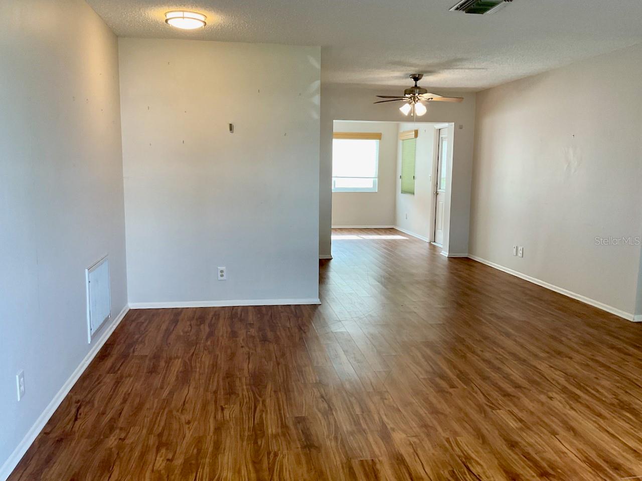 Entering front door