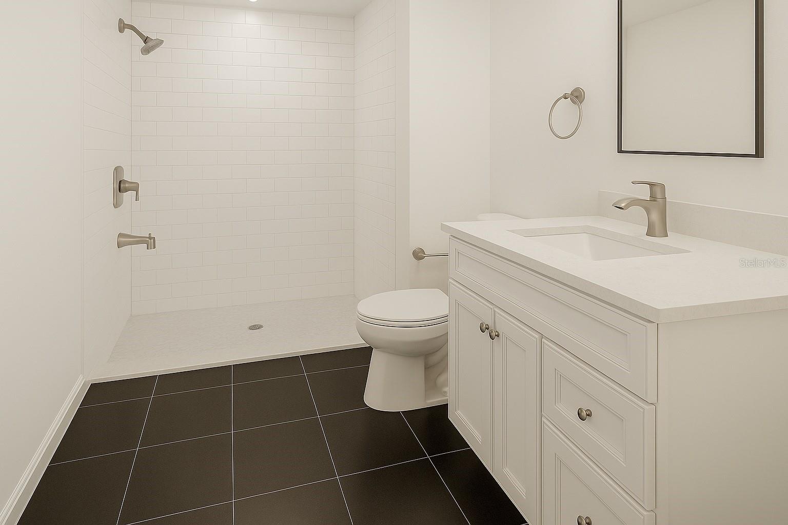 Sample of what the new bathroom will look like after completion.