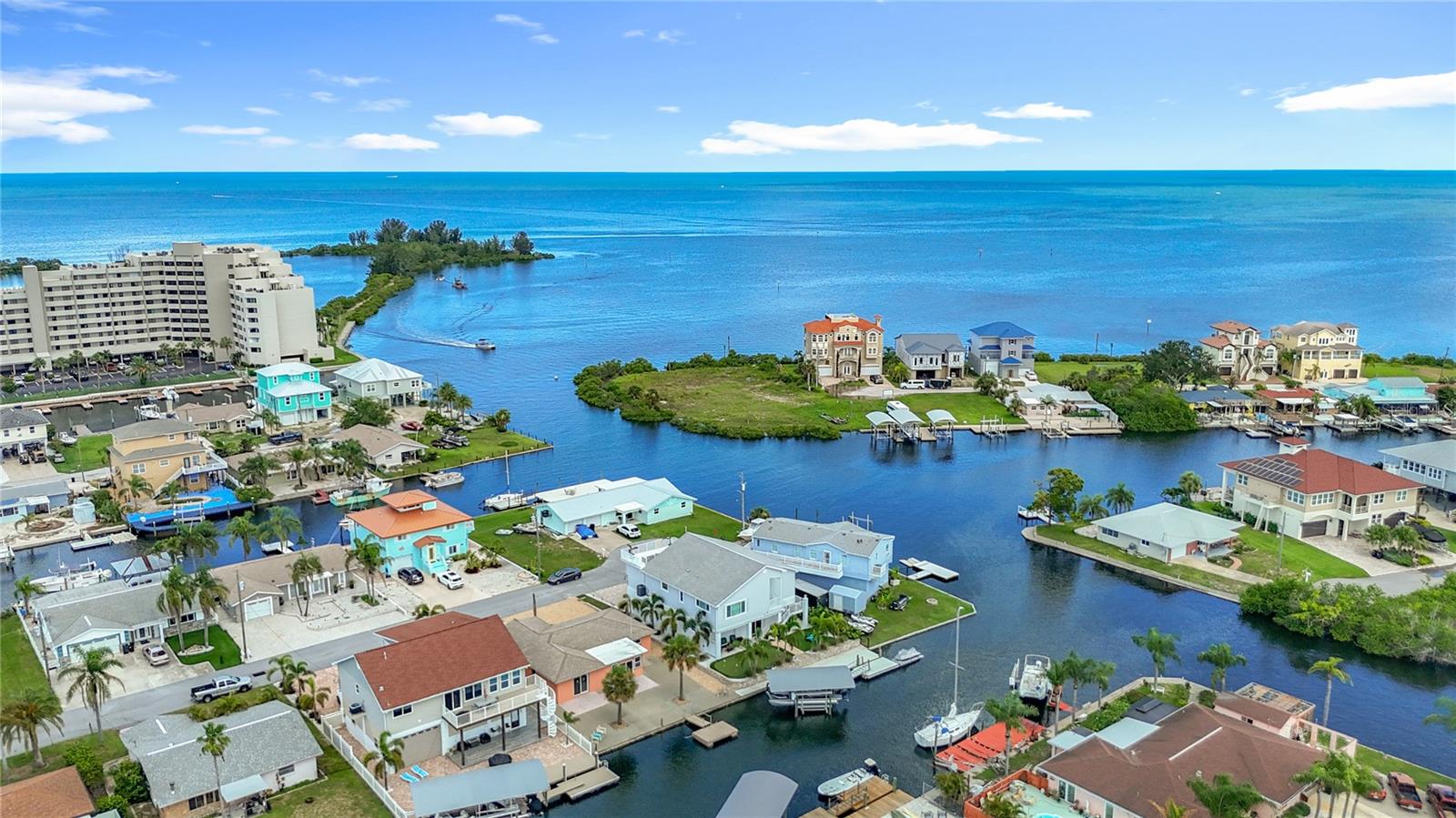 Right a around the corn from the Gulf!