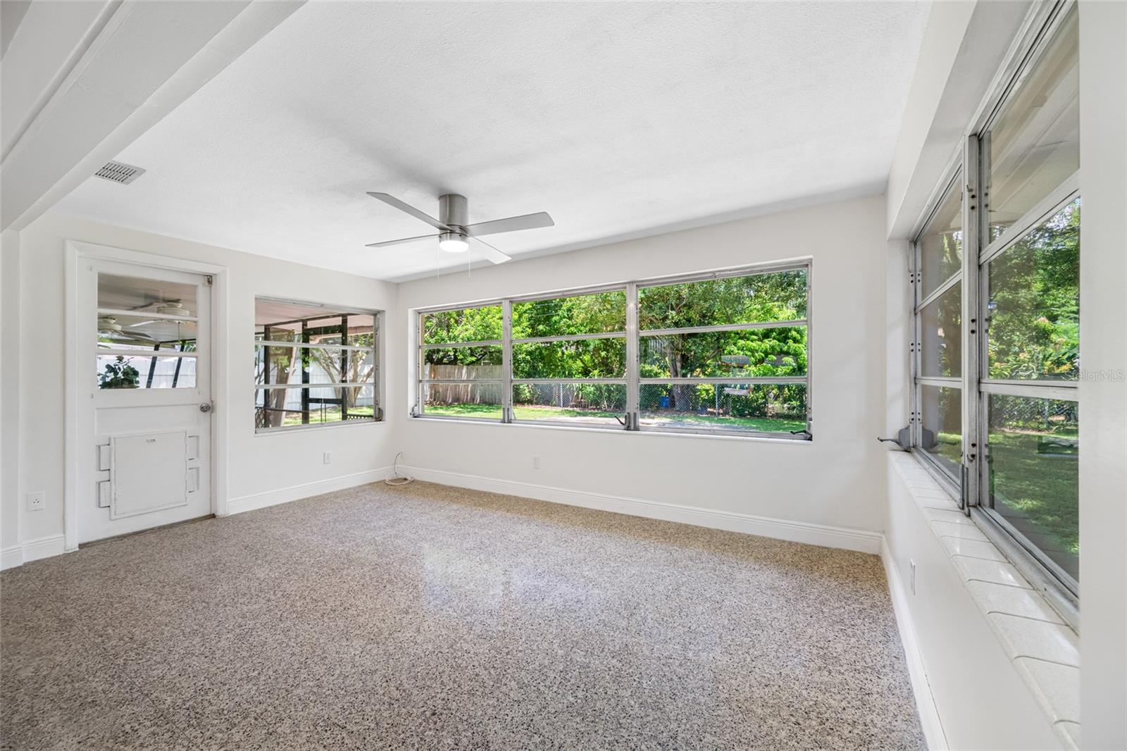 Family Room with picture windows - Sun Filled & perfect for relaxation!