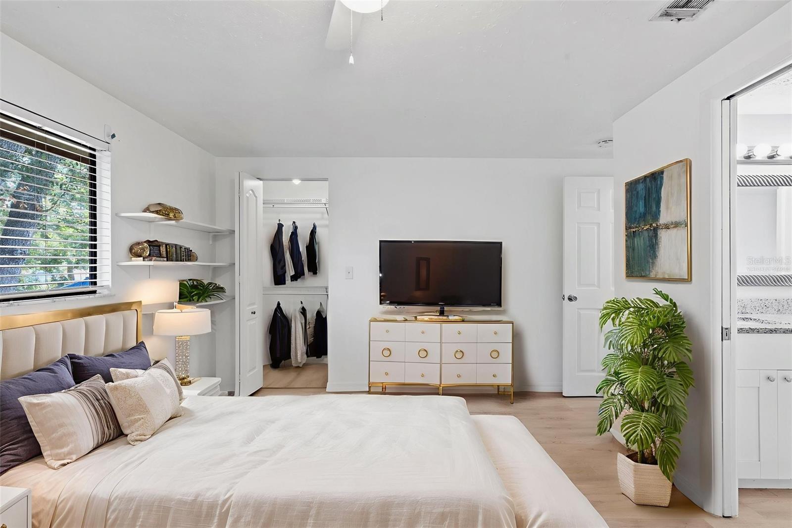 Bedroom Virtually staged