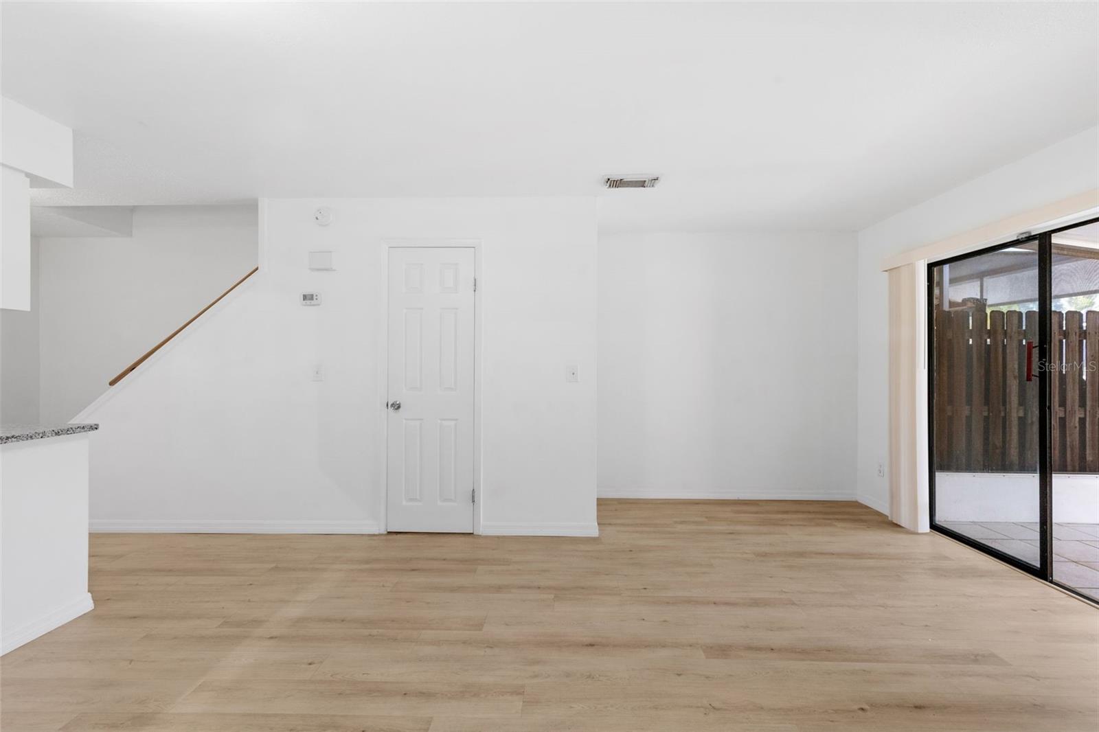 Living R and Sliders to Enclosed patio