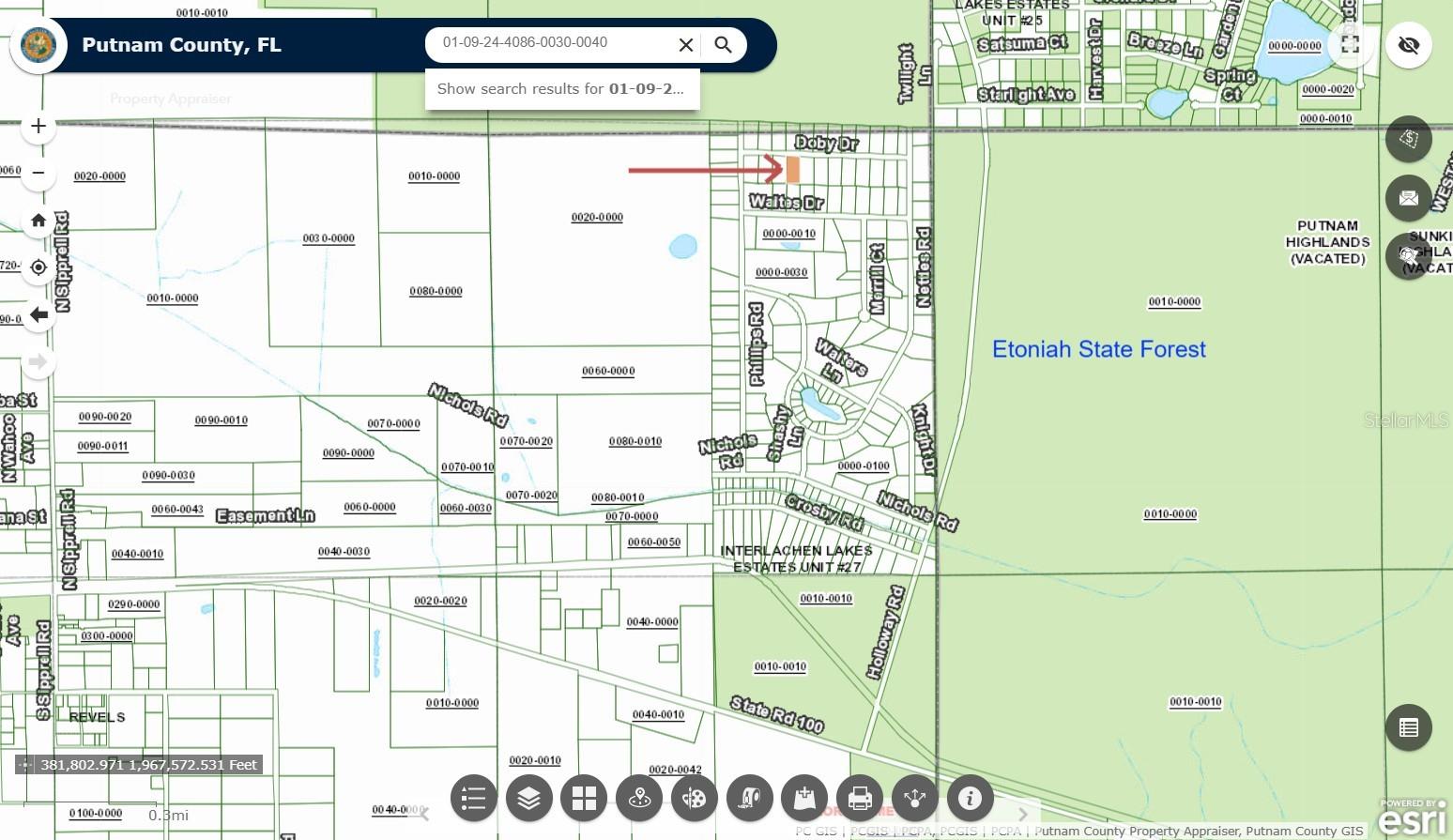 117 DOBY RD, FLORAHOME, FL, 32140