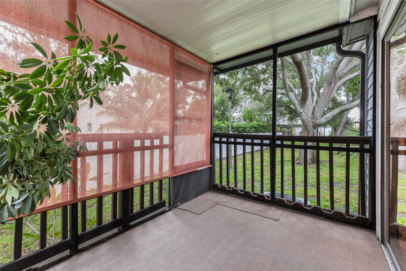 Screened porch.
