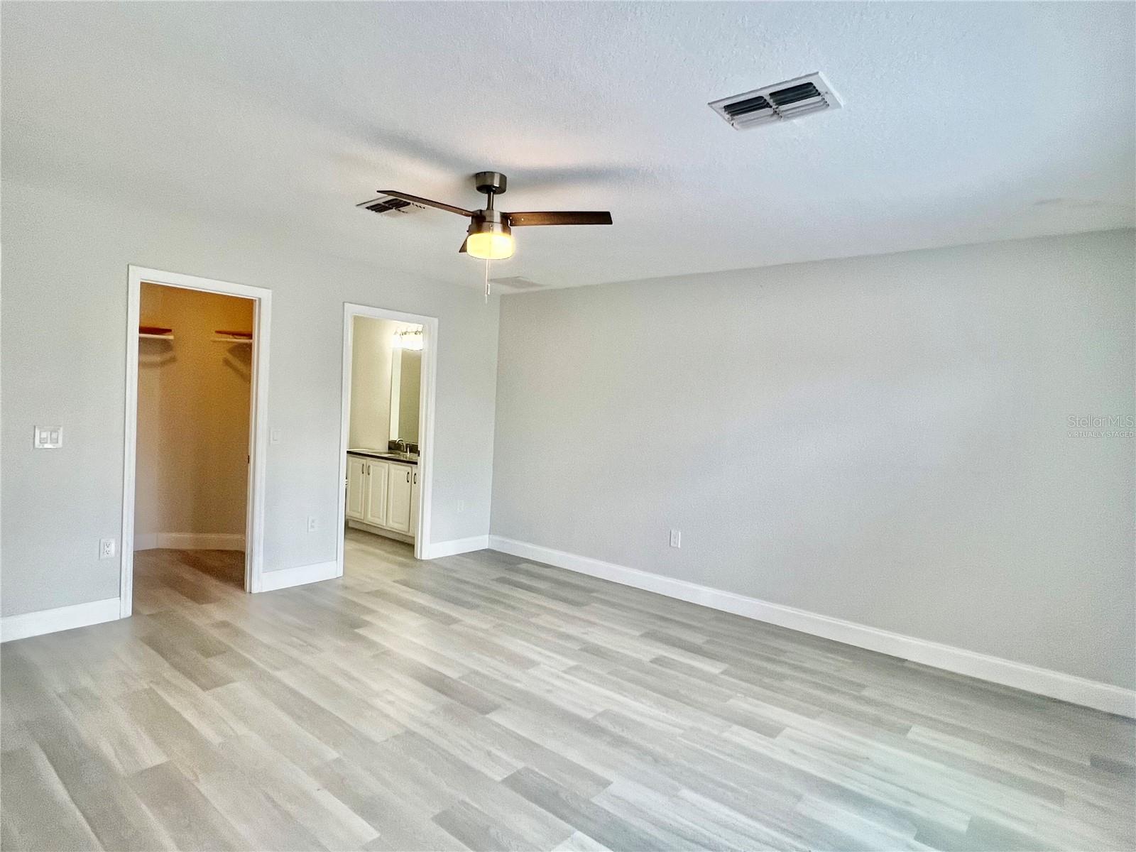 Virtually Staged- Primary Bedroom Furniture Removed