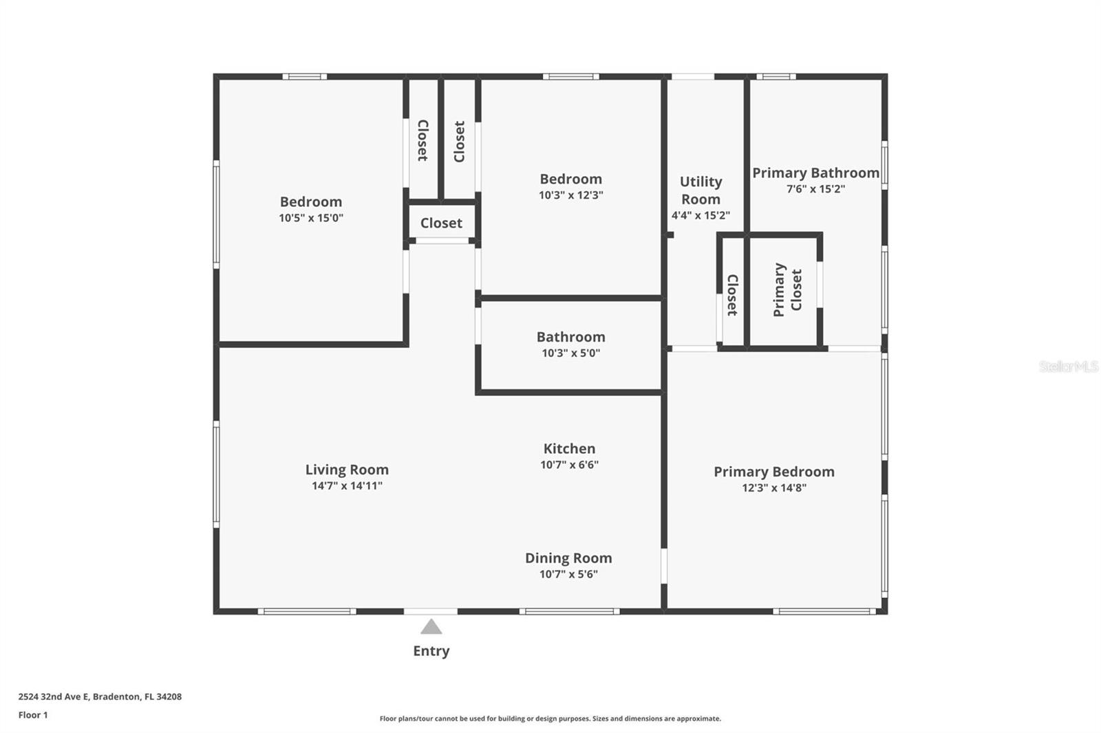 2524 32ND AVE E, BRADENTON, FL, 34208