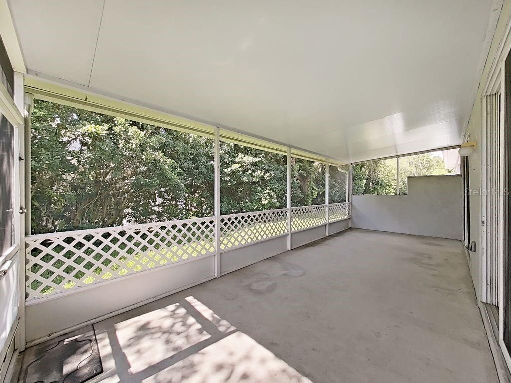 Screened and Covered Back Porch