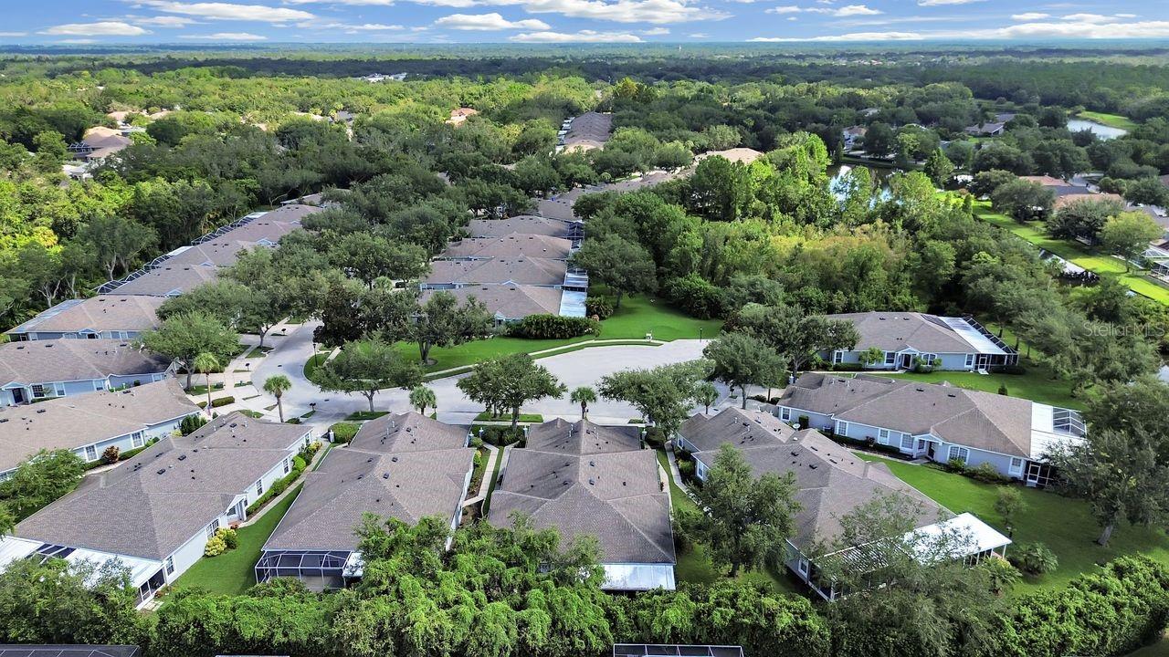 Villa is on a Cul-de-sac