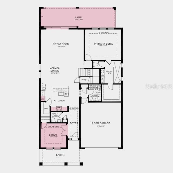 Additional Highlights Include: Gourmet kitchen, study in place of flex, pocket sliding glass door at great room, covered extended lanai, outdoor kitchen rough-in, 8' interior doors.