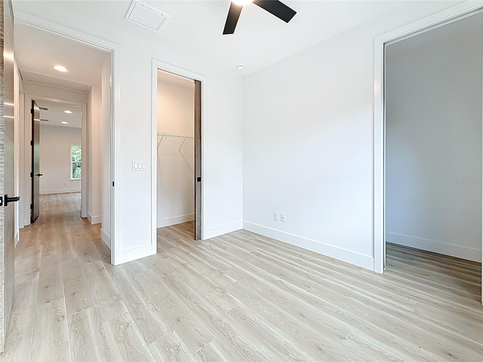 Enjoy double walk-in closets in Bedroom 3.