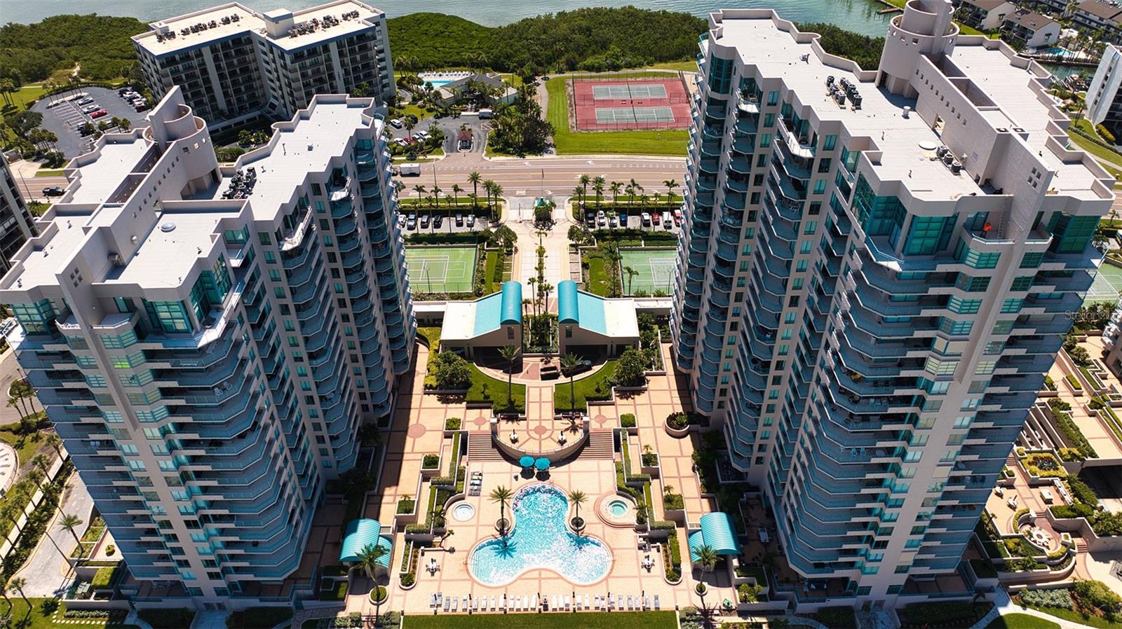 Arial Dron View W entrance