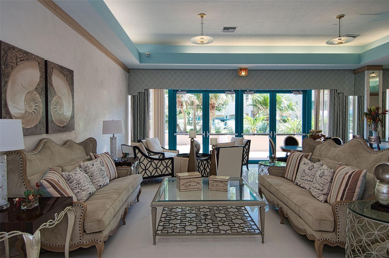 Club house sitting area