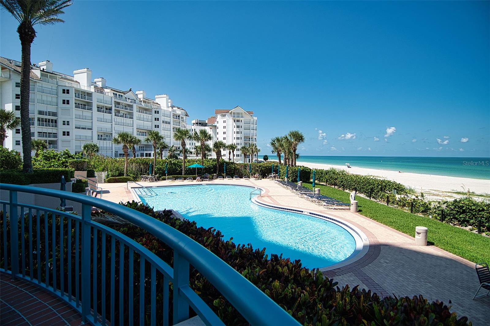 Family Pool Deck View