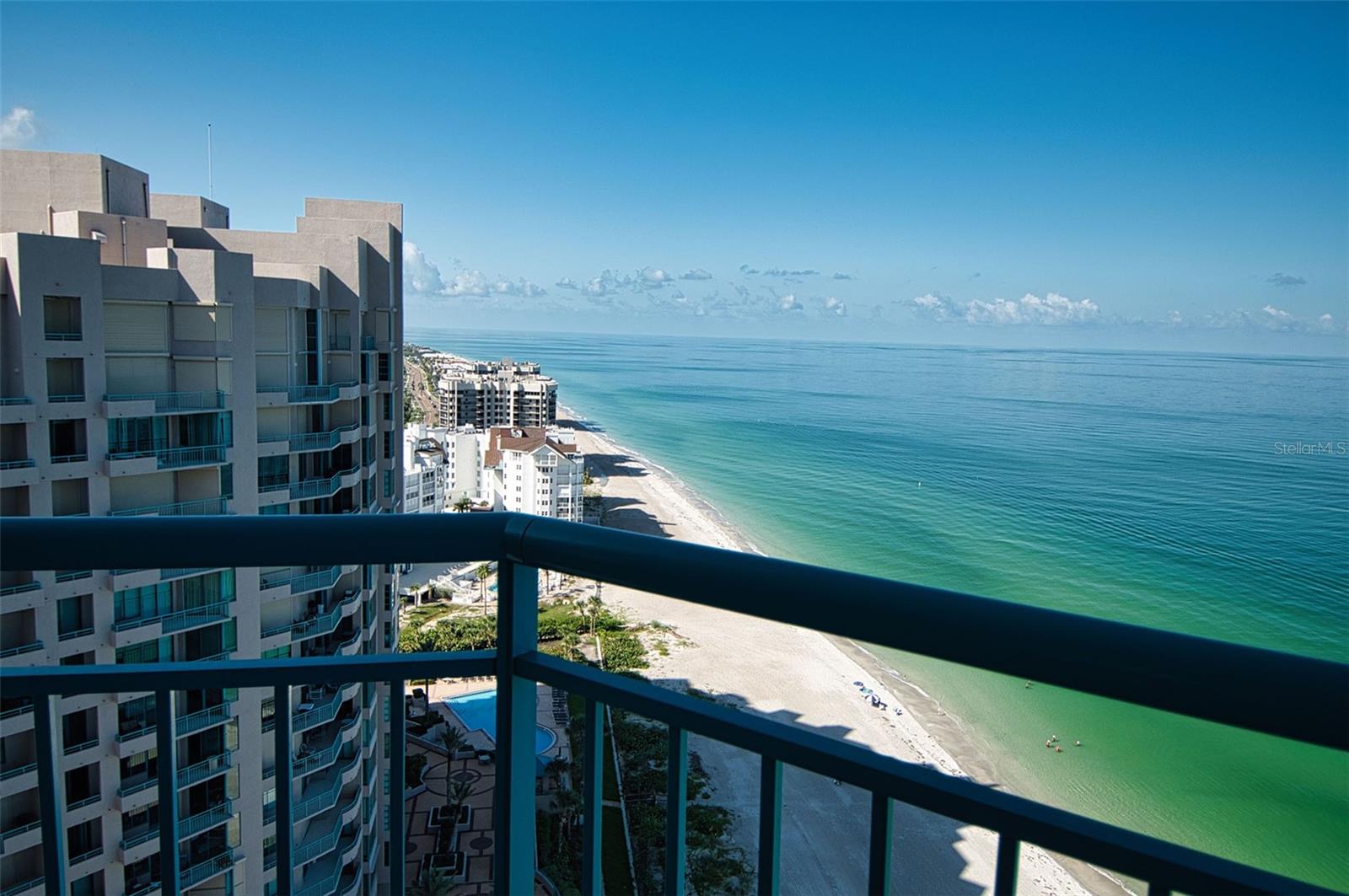 Balcony looking south beach line