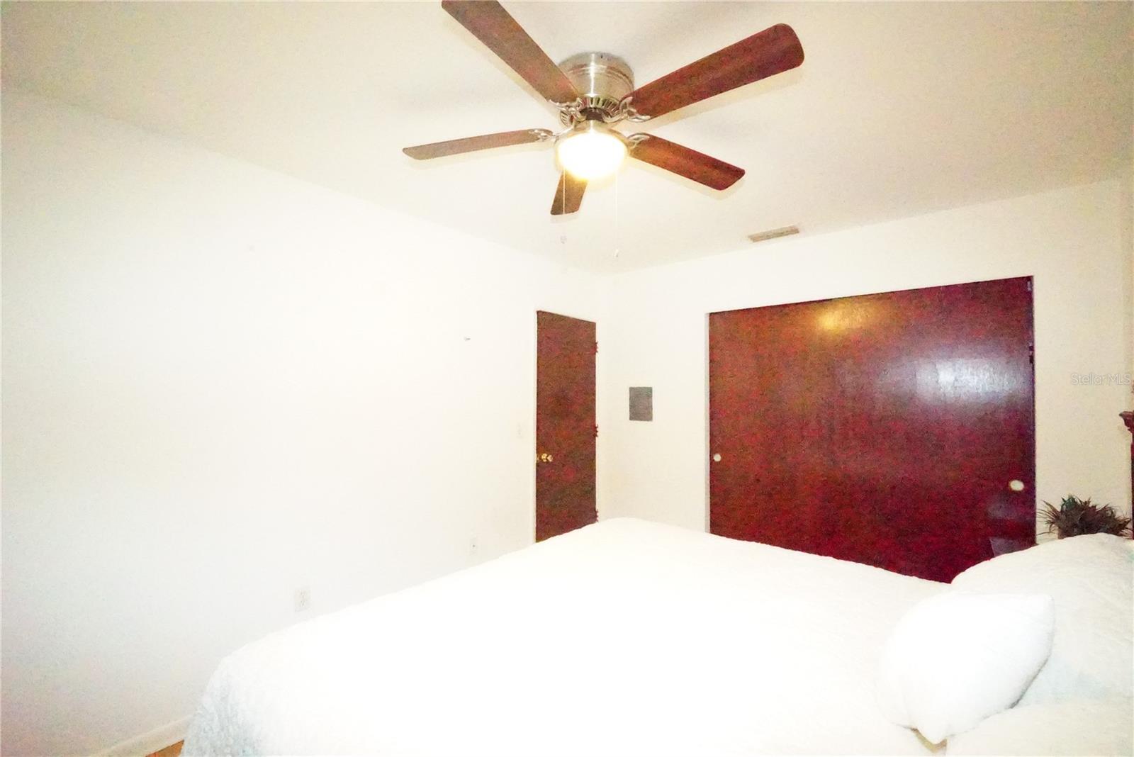 Bedroom freshly painted