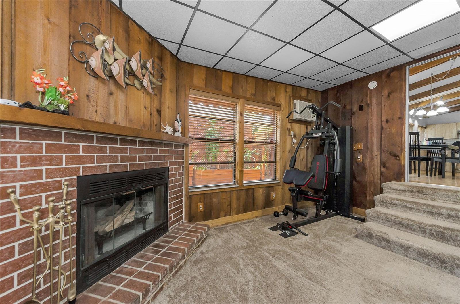 wood burning fireplace with propane hook up