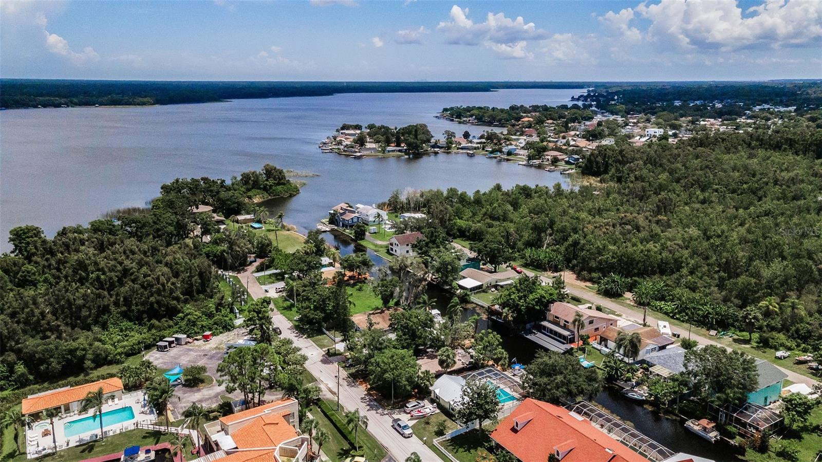 aerial of Lake Tarpon