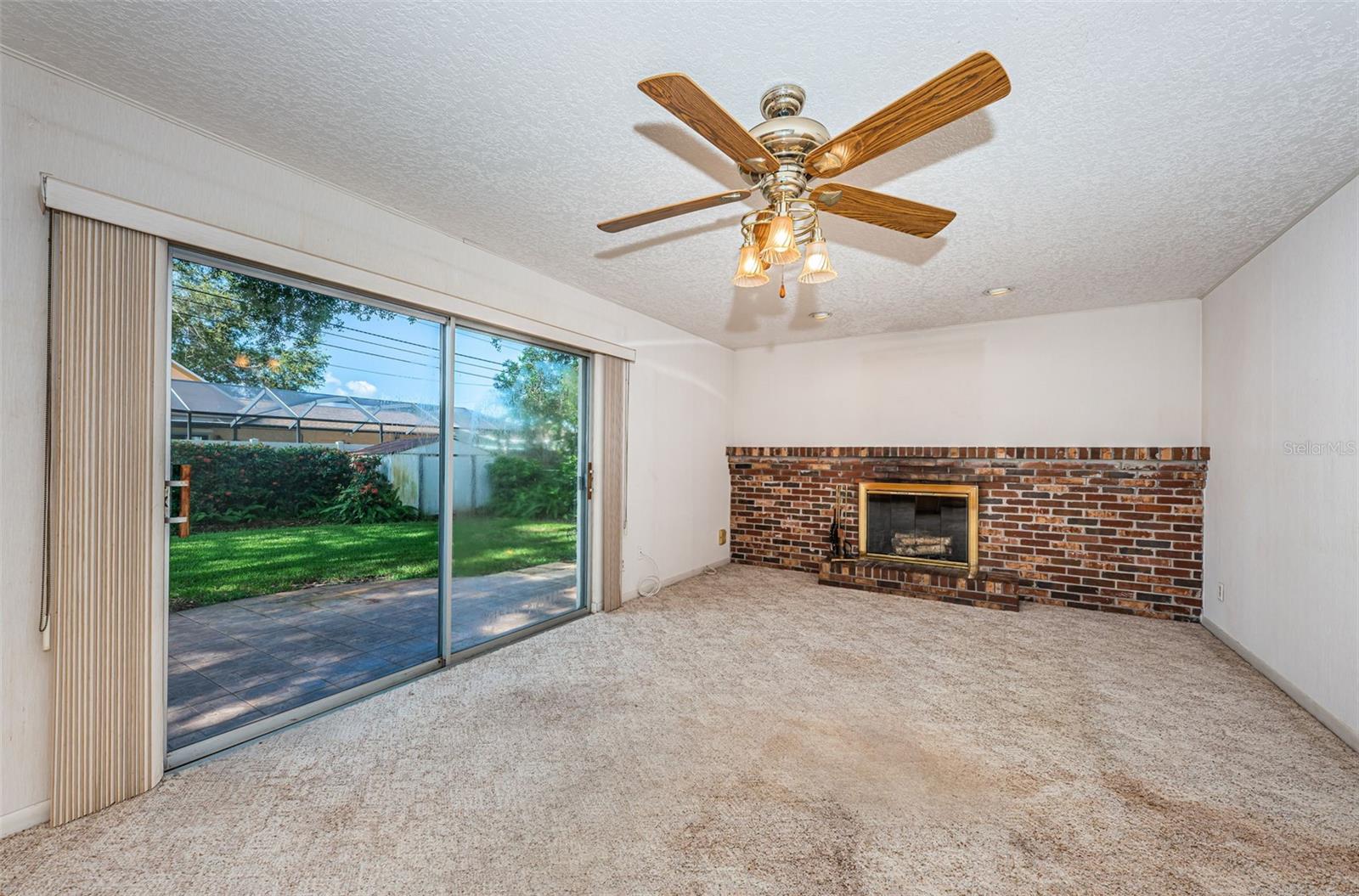 Family/Bonus room with fireplace