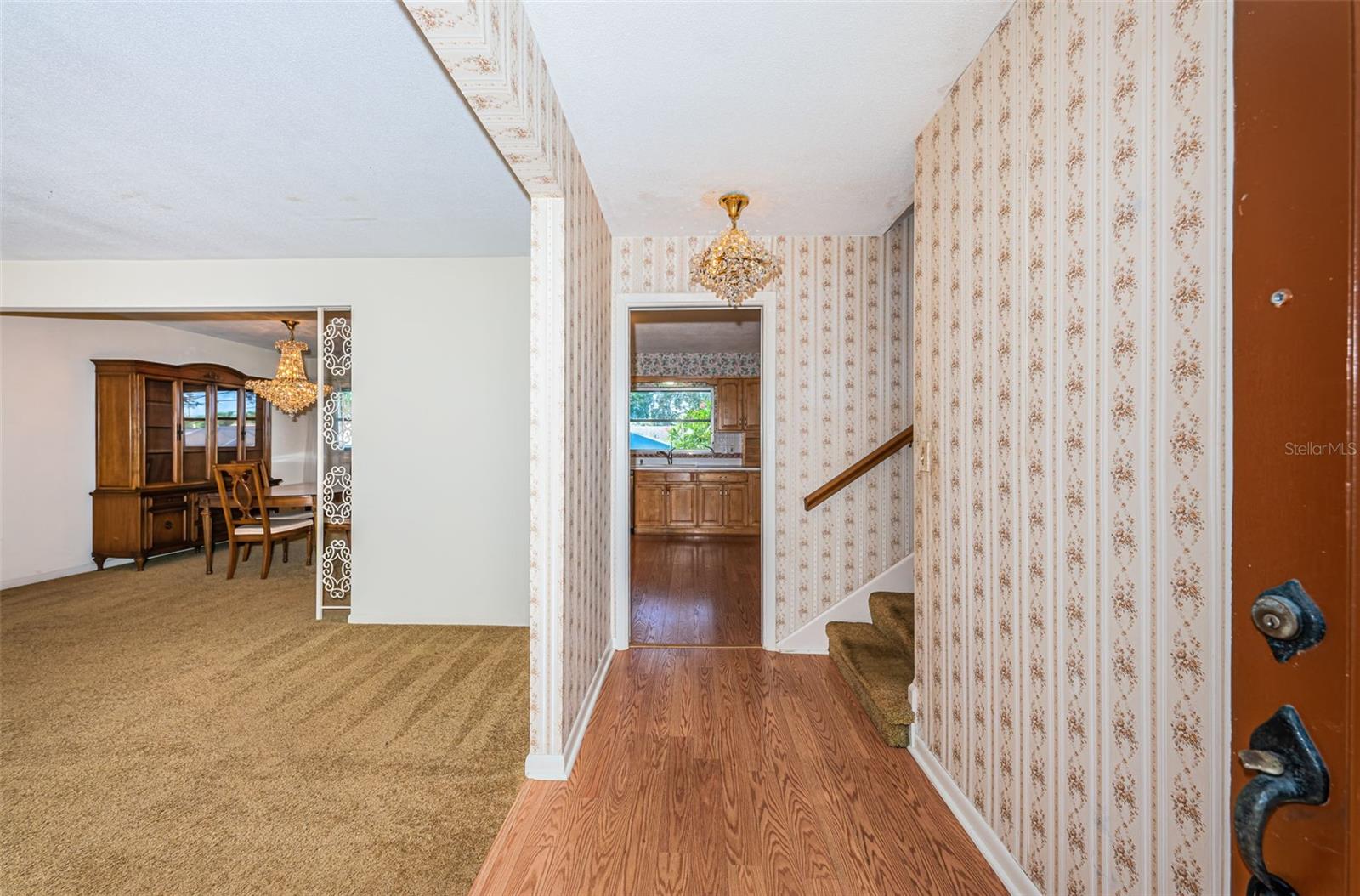 Entry into the house