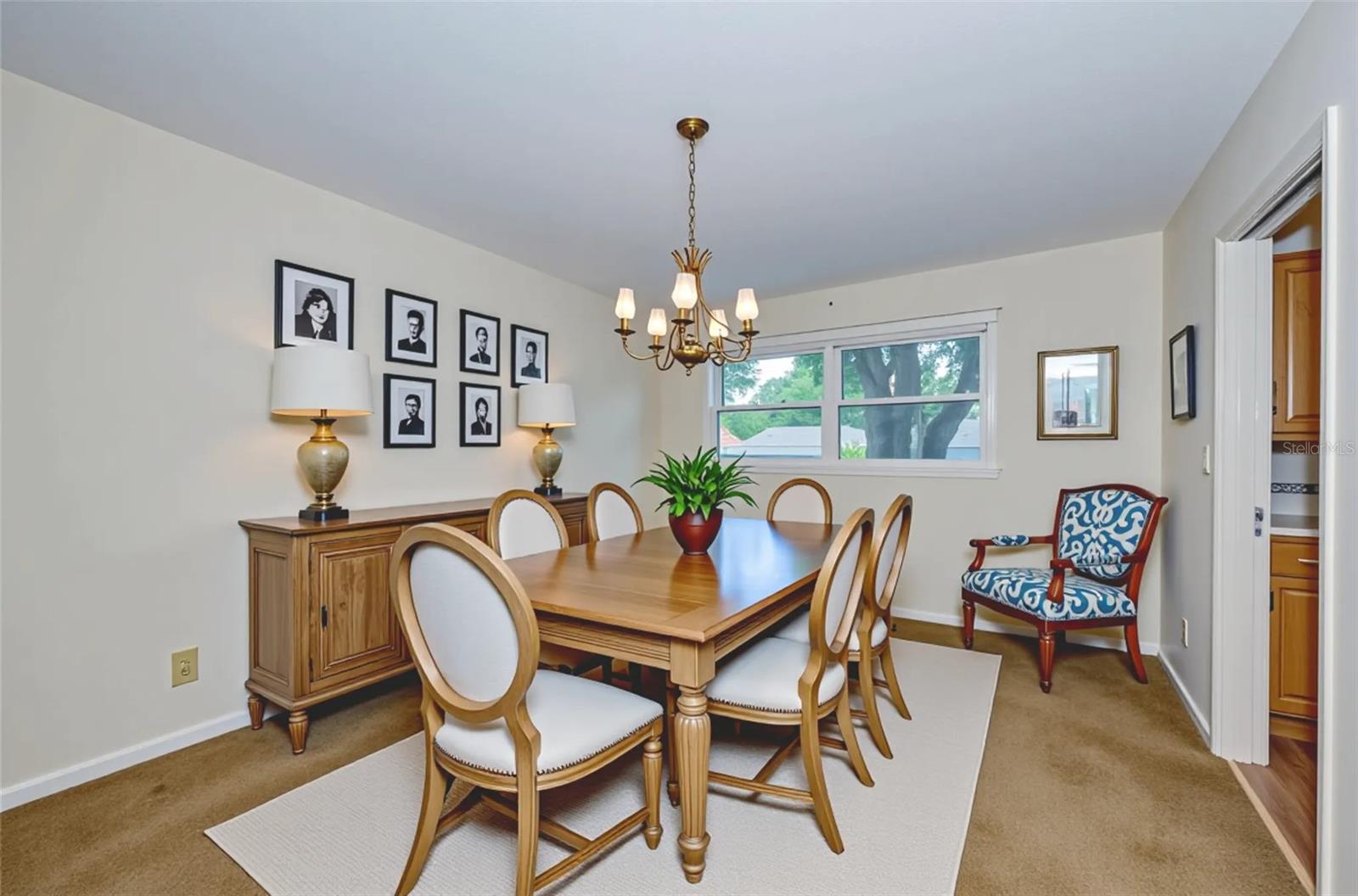 Dining room - staged
