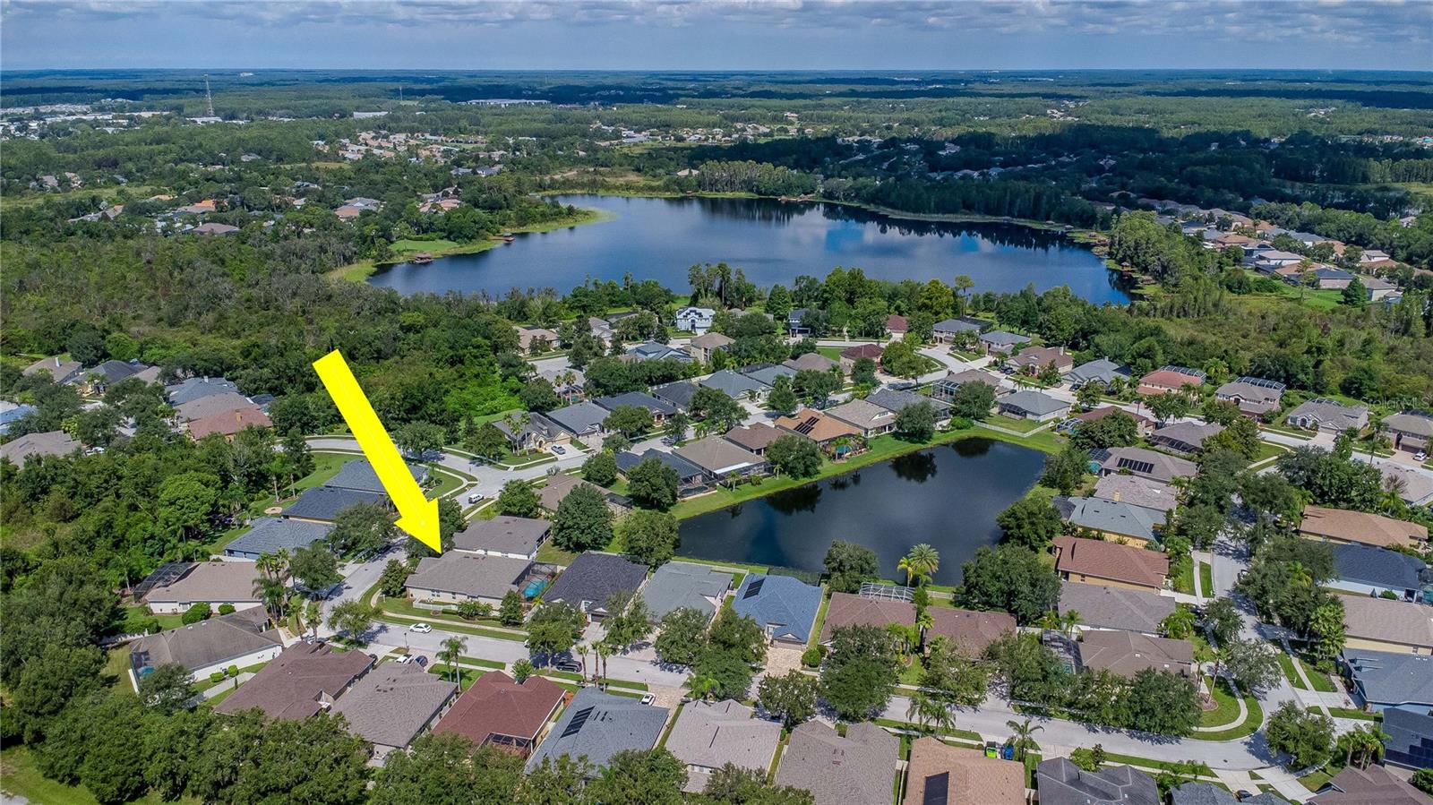Aerial View of Home - Corner Lot