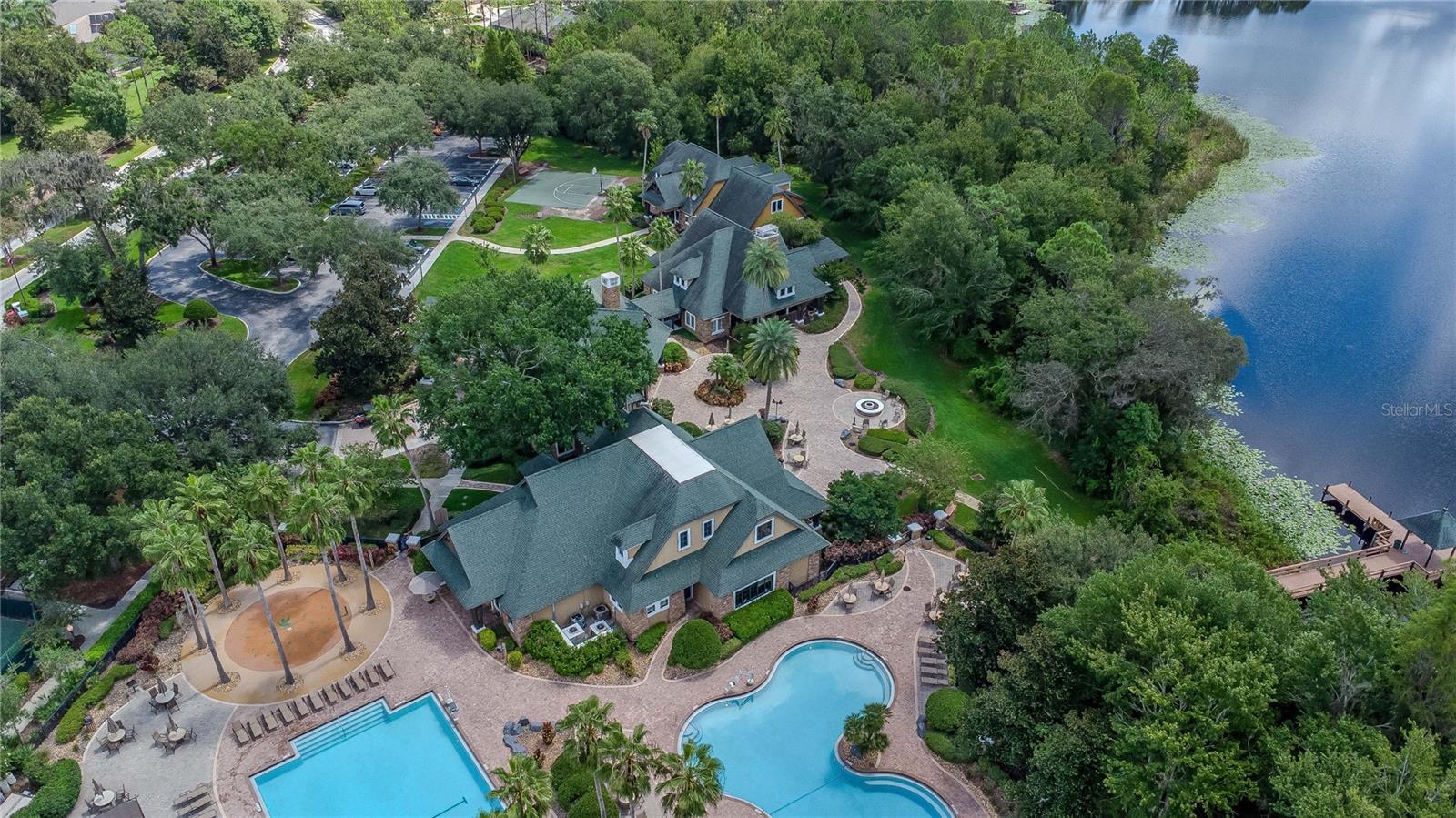 Aerial View of Wilderness Lake Preserve Lodge