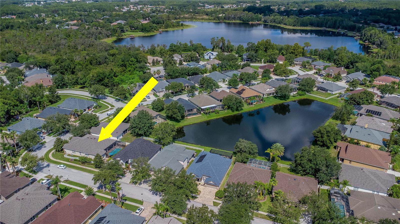 Aerial View of Home - Corner Lot