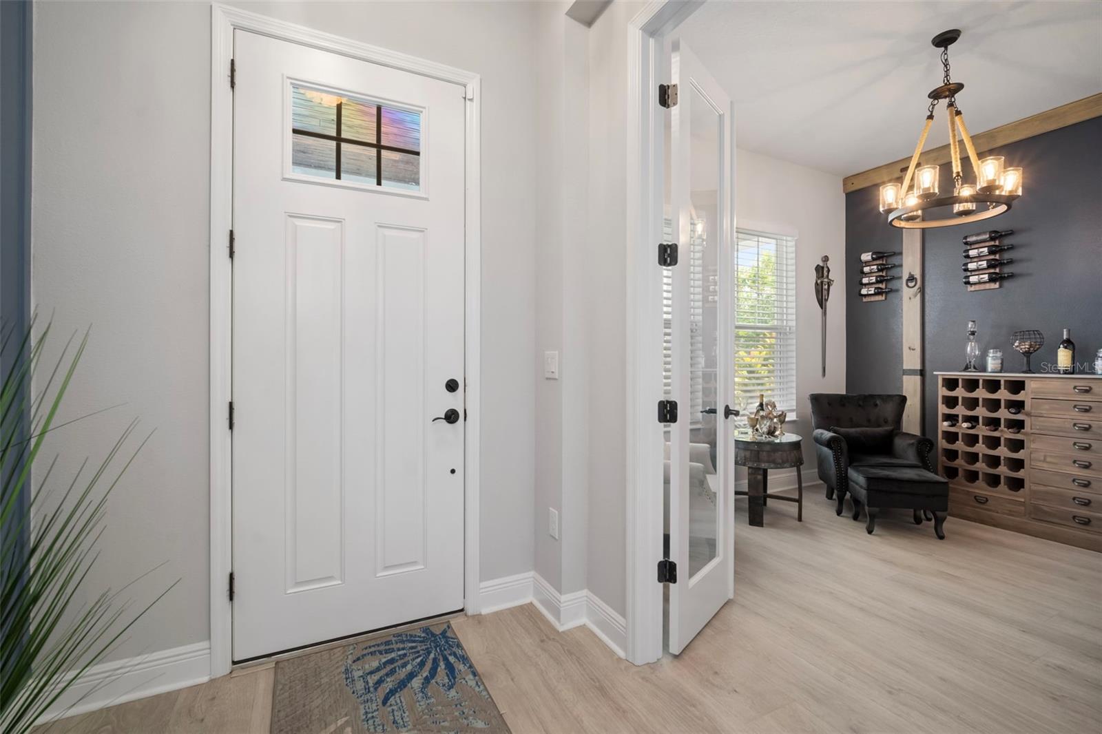 Entryway leading to Flex Room