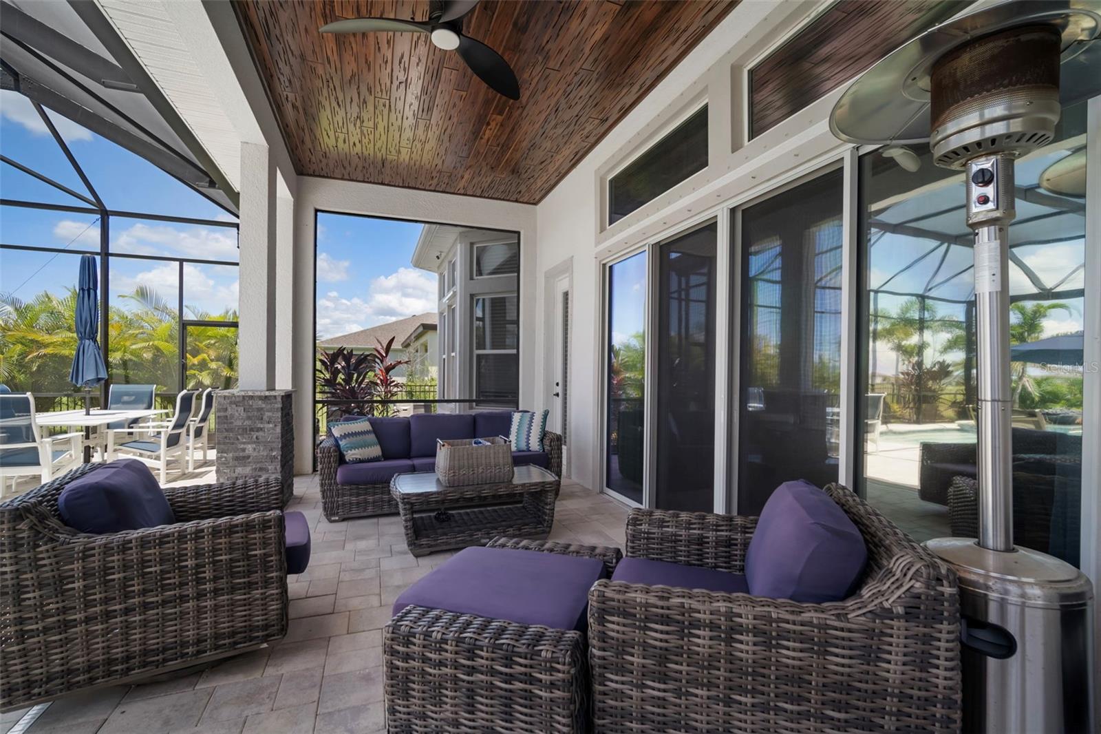 Pecky Cypress Ceiling