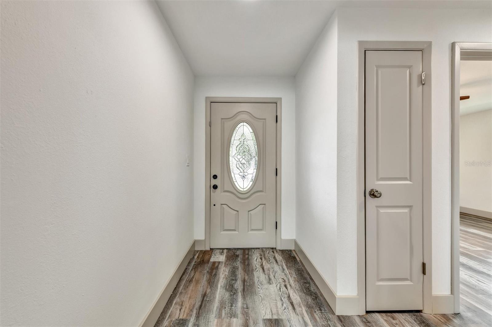 View towards interior, front door