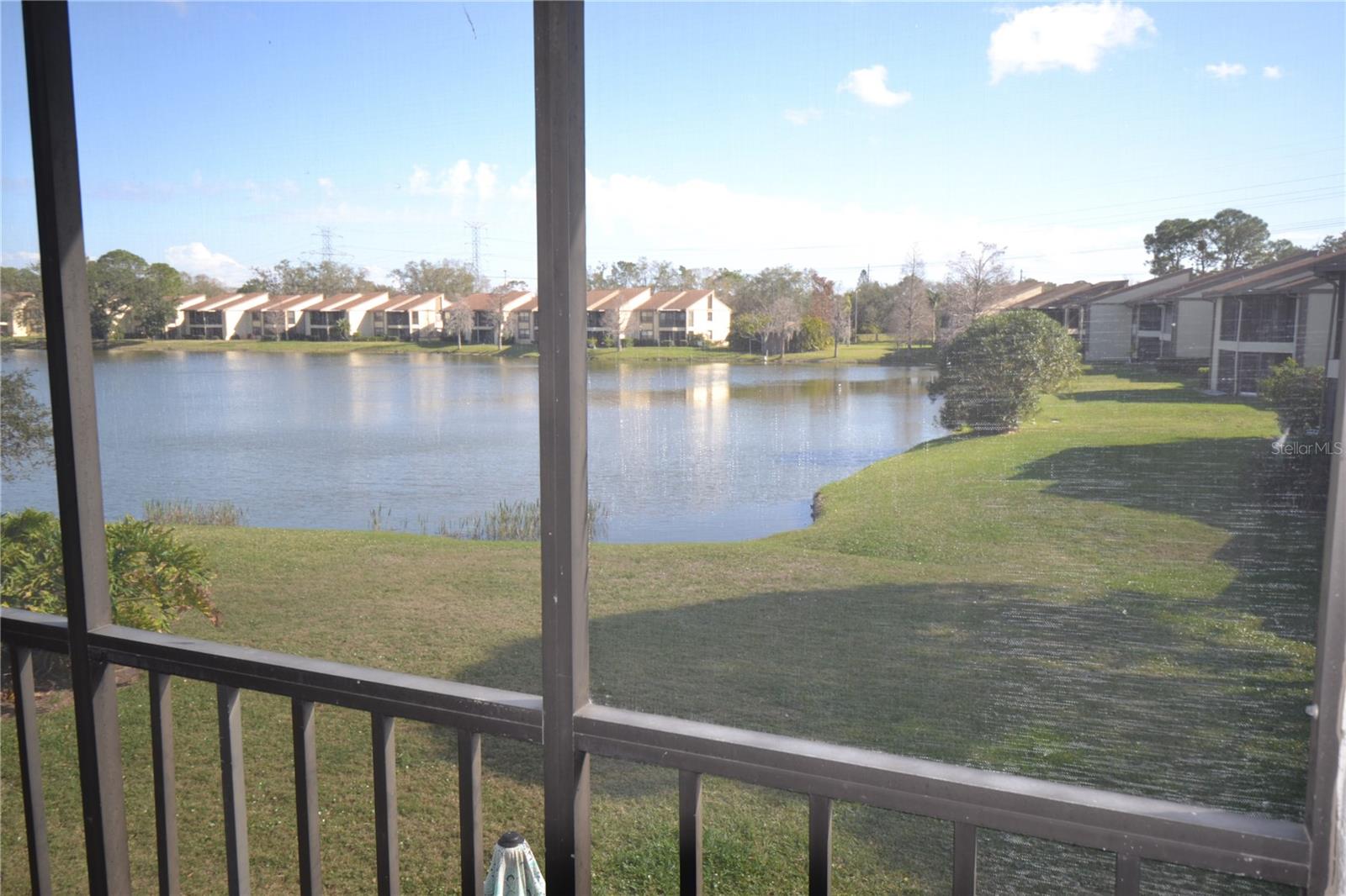 Large Pond View off Screened In Balcony