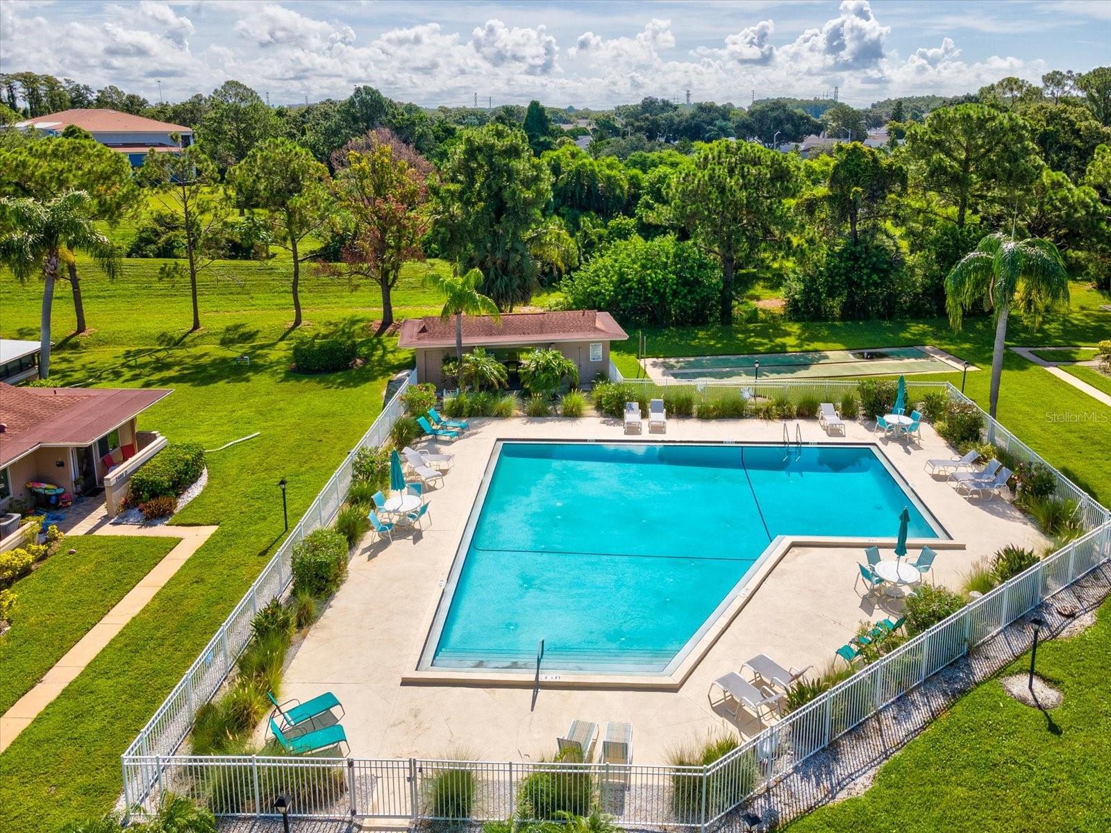 Sparkling Community Pool