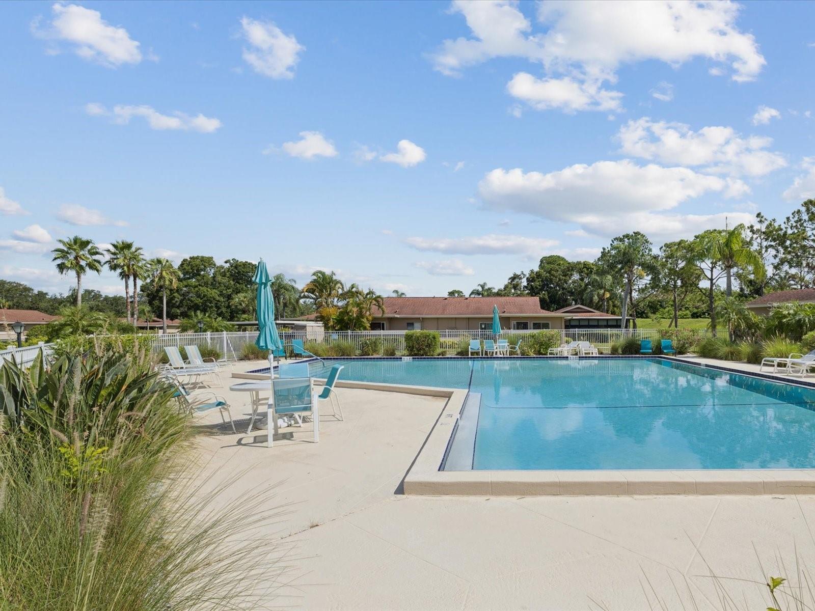 Sparkling Community Pool