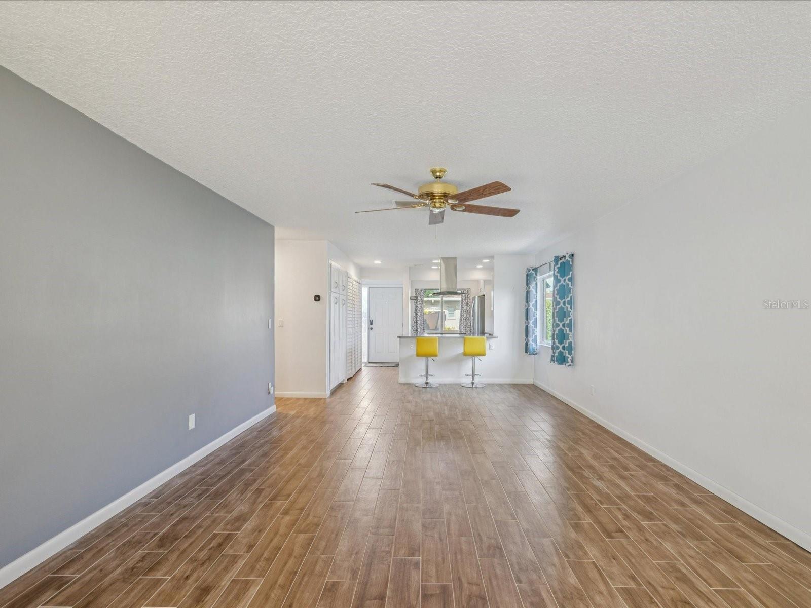 Living Room and Dining Room