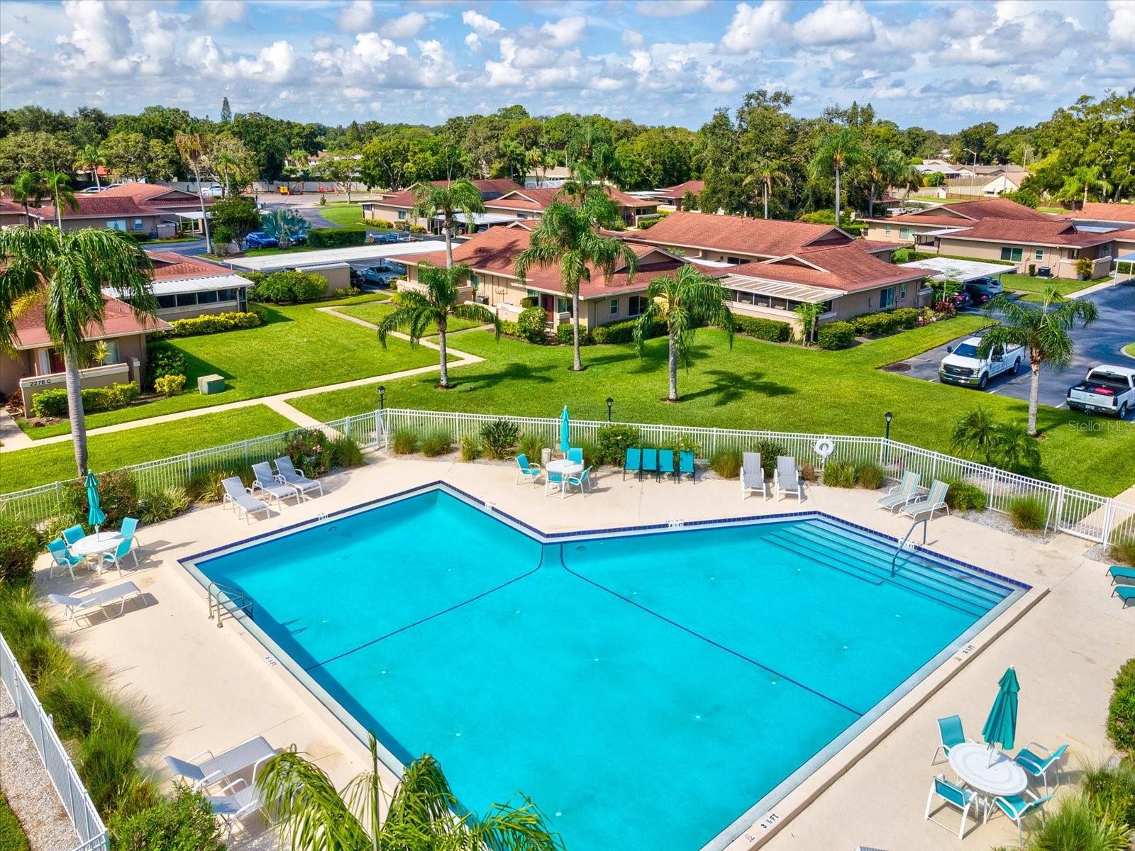 Sparkling Community Pool