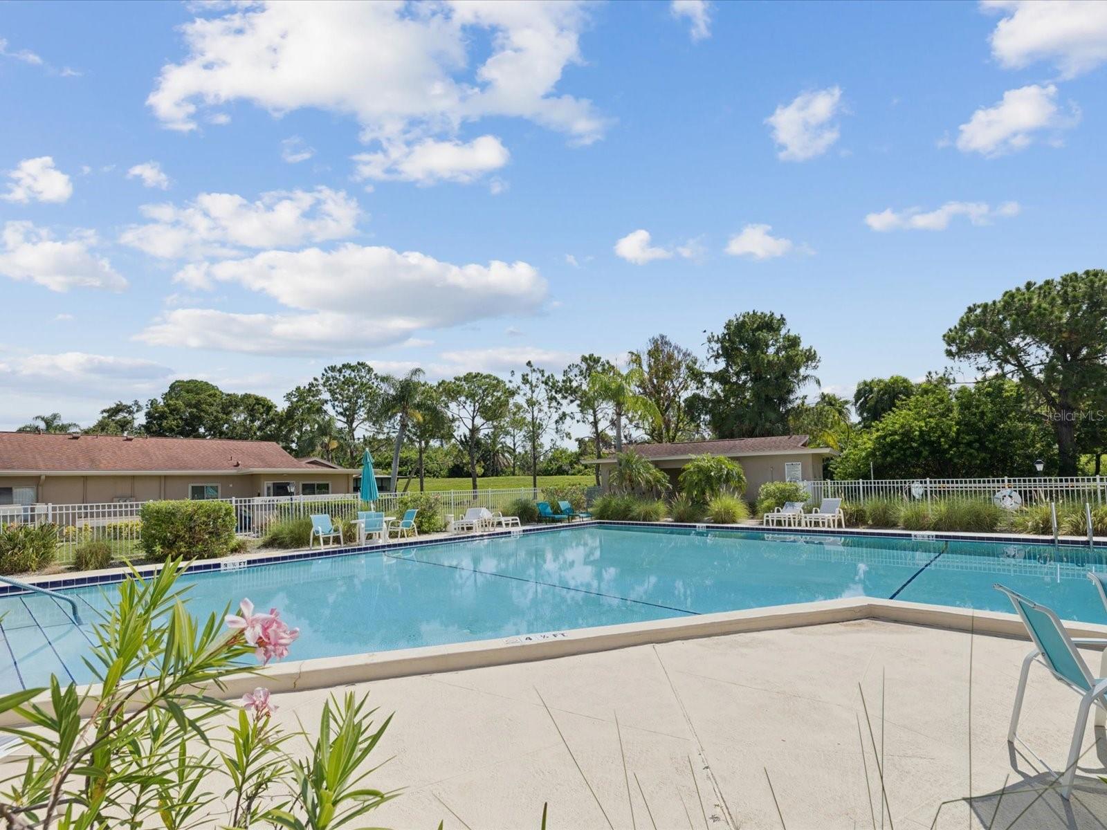 Sparkling Community Pool